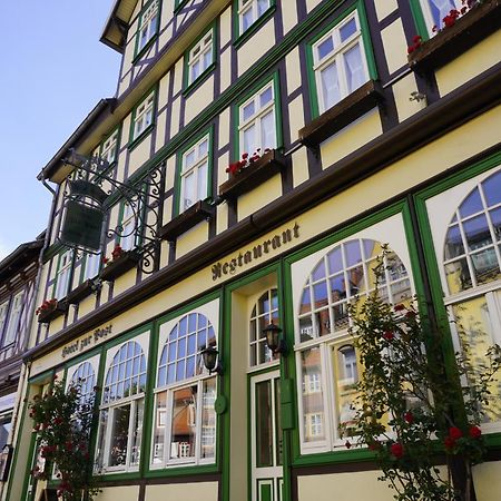 Hotel Garni Zur Post Wernigerode Eksteriør billede