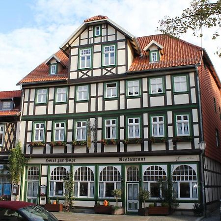 Hotel Garni Zur Post Wernigerode Eksteriør billede